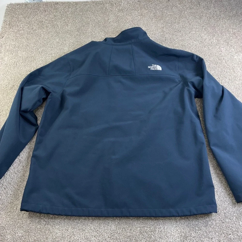 The North Face Apex Softshell Jacket Mens XL Full Zip Navy Blue Gorpcore Utility
